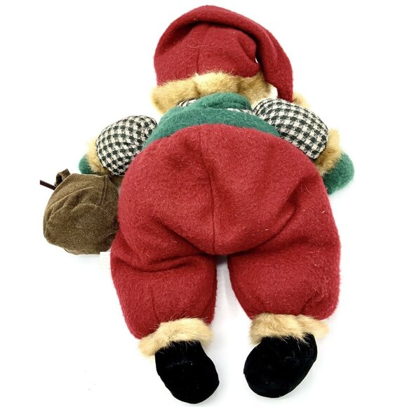 Santa Bear Plush First & Main 15" Kris Kringle Christmas Magic Stuffed Animal - Picture 6 of 9